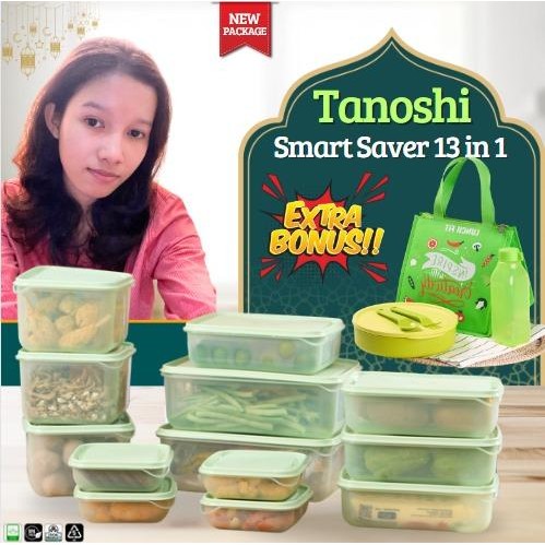 SALE TERBARU CPMXFUN.HOMESHOPING TANOSHI SMART SAVER TANOSHI 13 IN 1 GRATIS TAS ZARINA 1 SET READYY