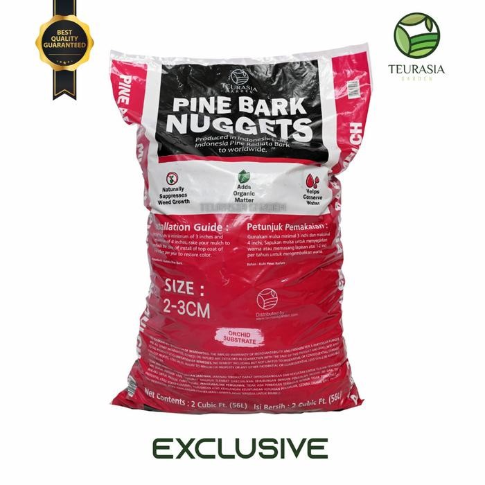 Terlaris Premium Pine Bark (56L) Bag - Media Tanam Pine Bark Kulit Pinus - Pine Bark Nuggets