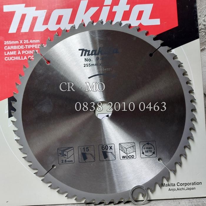 Unik Mata Gergaji Kayu Diameter 25,5 Cm Makita 10 Inch 60 T Circular Saw