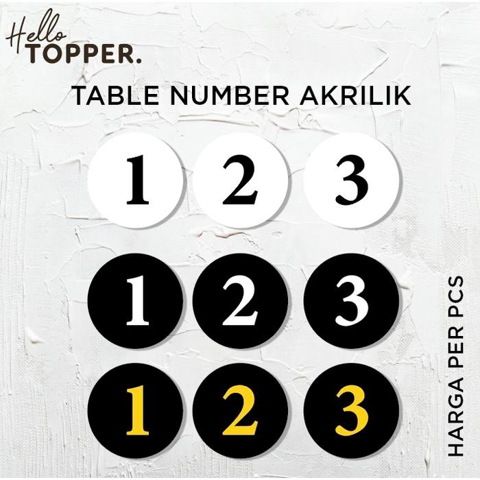 

Cuom Nomor Meja Ko Loker Lemari Rak Office Akrilik Acrylic Table Number Nomor Kos Kosan Angka