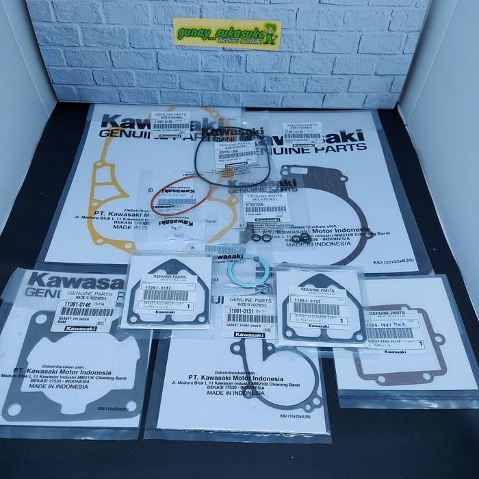 Paking Gasket Packing Set Ninja R Ss Rr New Rr 1855 Original Kawasaki