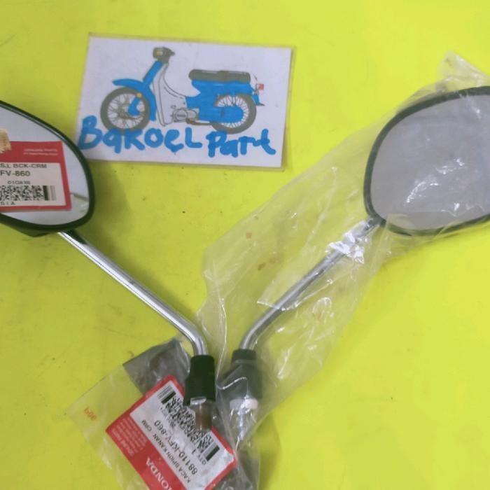 Kaca Spion Back Mirror Honda Astrea Grand Legenda Impresa Bulus Gagang Chrome Original