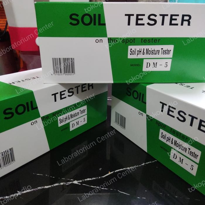 Terlaris Takemura Dm 5 - Dm5 Takemura Soil Ph Moisture Meter - Tester Ph Tanah