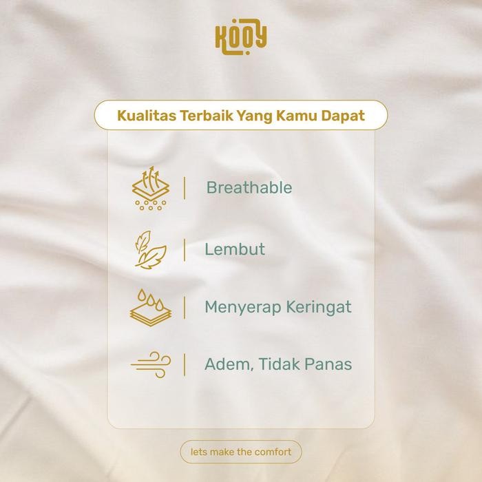 PREMIUM Bed Cover Set Sprei Polos Cappuccino - Ukuran Lengkap