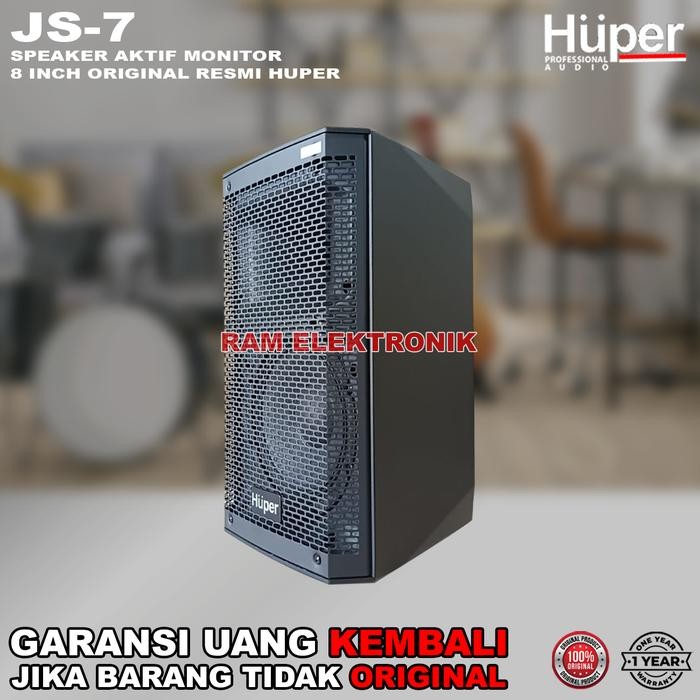 Speaker Aktif 8 In Huper Js-7 / Js7 Monitor Speaker Sni