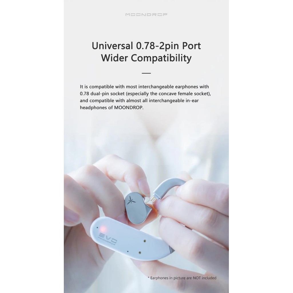 Moondrop Evo Dual Es9318 Hifi True Wireless Bluetooth Ear Hook