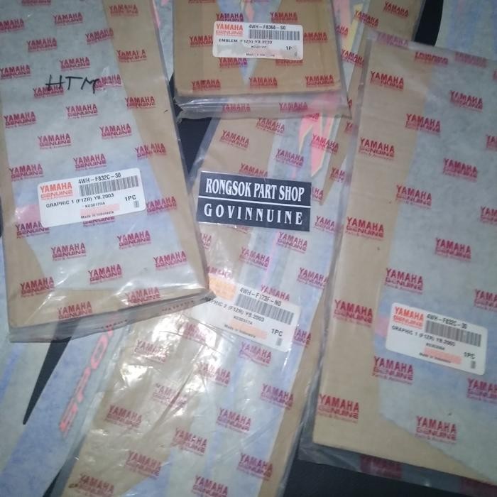 Striping Stiker Sticker Lis Yamaha Fizr F1Zr Biru 2003 2004 Original