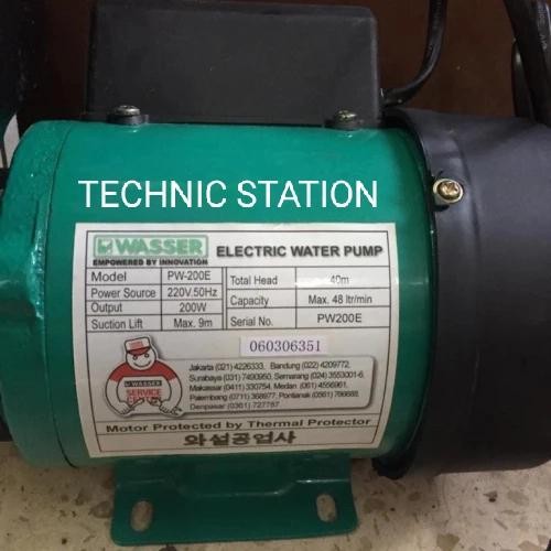 OBRAL!!!WASSER POMPA SUMUR DANGKAL /POMPA DORONG PW-200E 200W