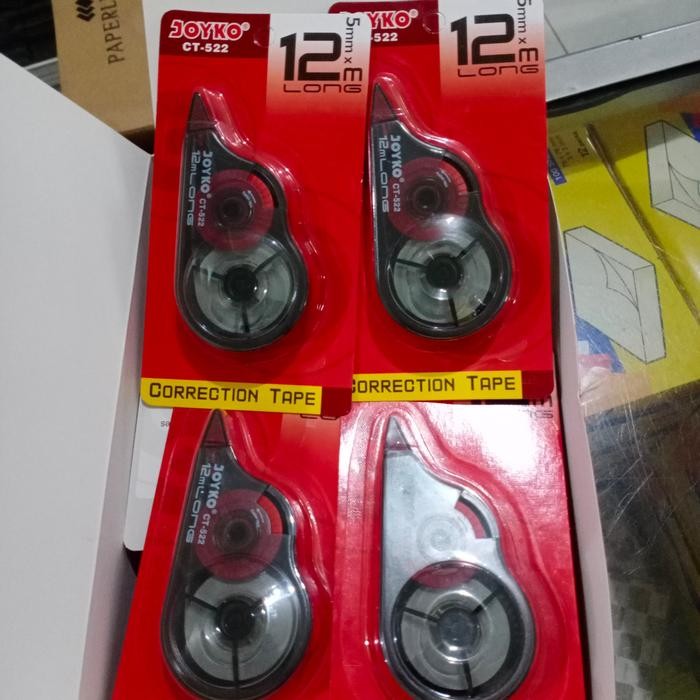

correction tape ct 522 joyko/tipe ex kertas kode 994