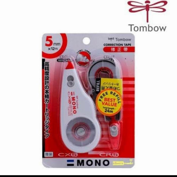 

corection tape tombow mono cr-cx5cr5 5mm kode 234