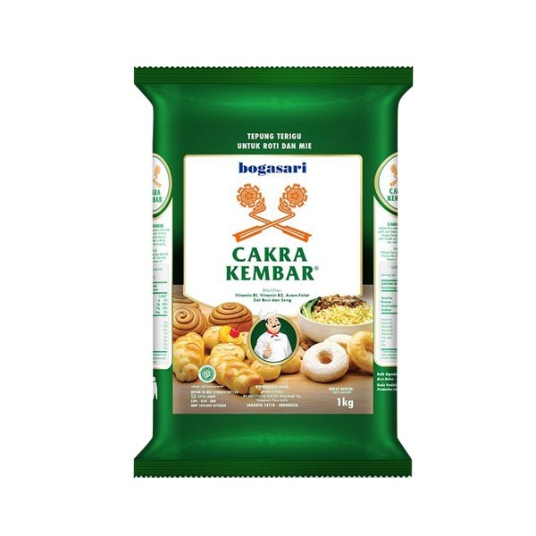 

BOGASARI TERIGU CAKRA KEMBAR 1 KG