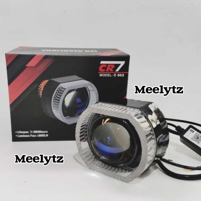 [ Terbaru ] Cr7 C662 App - Projie Biled Crystal 4.5Inc Blue Lens
