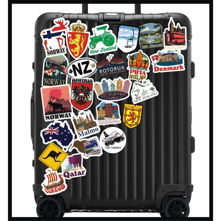 

STICKER KOPER NEGARA / COUNTRY STICKER / WORLD ICON STICKER / WORLD TRAVEL STICKER / CITY STICKER /