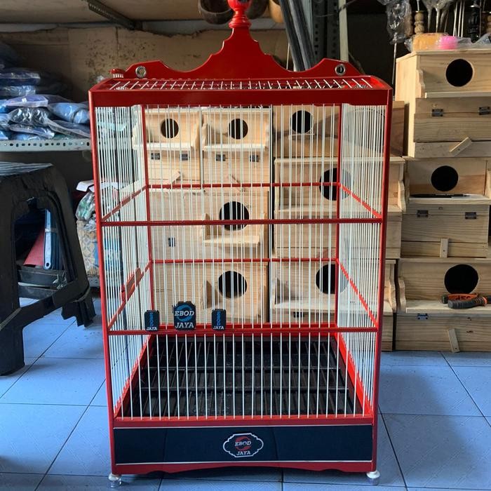 SANGKAR KANDANG KOTAK EBOD JAYA RUJI FIBER 1mm NO 2 dan NO 3