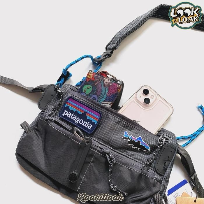 Produk Unggulan Waistbag Multicolour - Tas Waistbag Slempang - Sling Bag Pria Patagonia