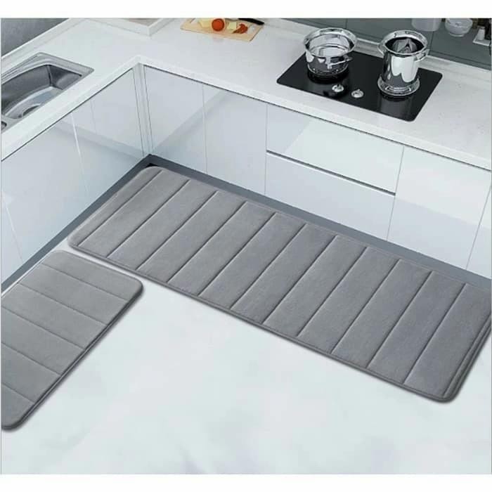 Keset Kaki Anti Slip serap air memory foam 2 pcs