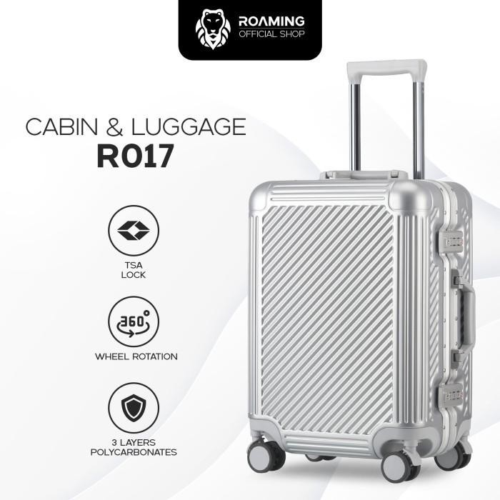 [SET] Roaming Koper Kabin & Bagasi R017 Size 24 + 28 Inch