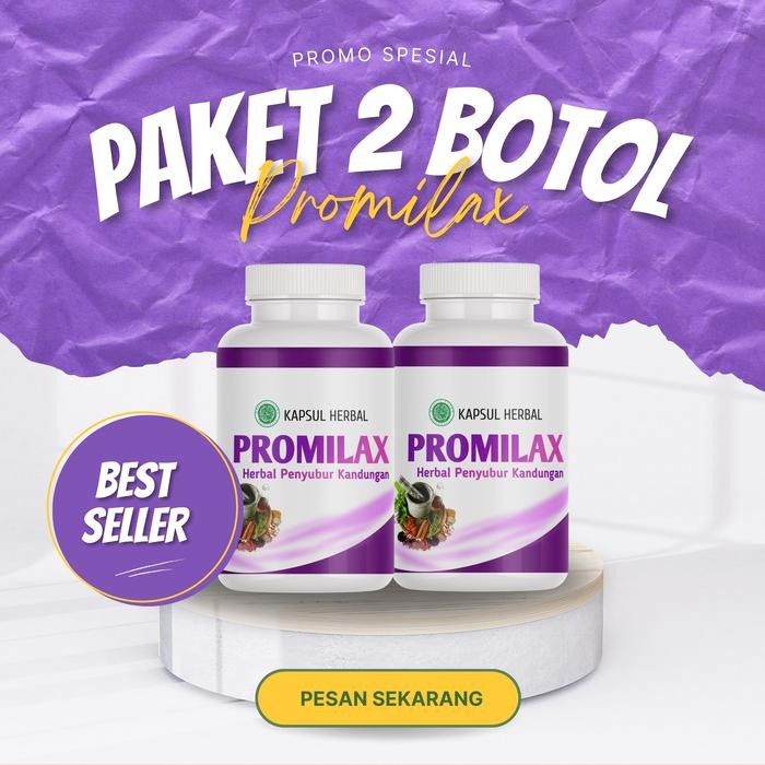 PAKET 2 BOTOL PROMILAX - penyubur Kandungan