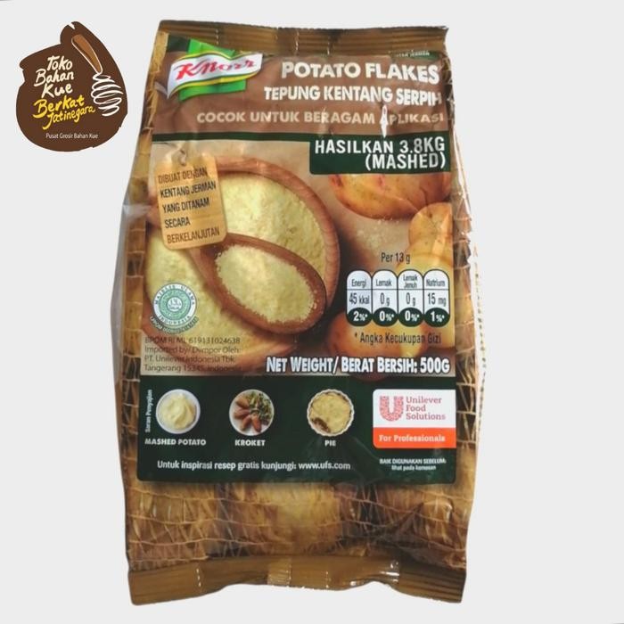 

TEPUNG KENTANG KNORR / POTATO FLAKES 500 GR