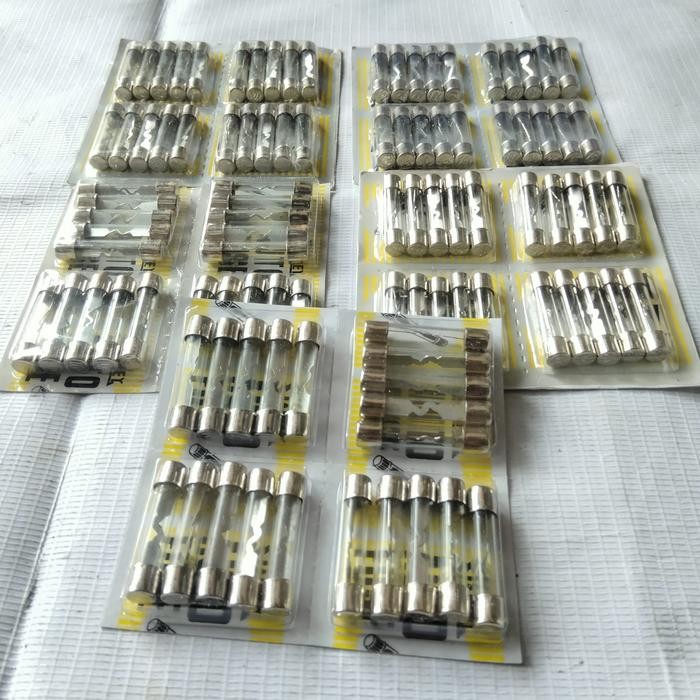 Sekring Botol / Sekring Tabung / Sekring Kaca / Fuse Universal Kode 075