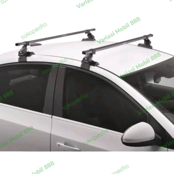 Sport Rack Crossbar Kaki Rak Mobil Sedan Jepit Body Kode 066