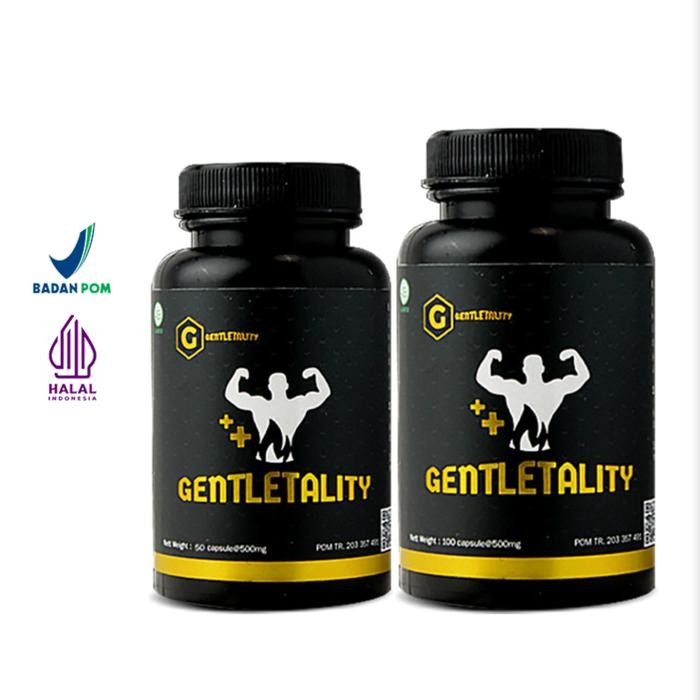 Gentletality Kapsul Stamina Pria Isi 50 100 Capsule Penambah Stamina Pria Gentletality Capsule