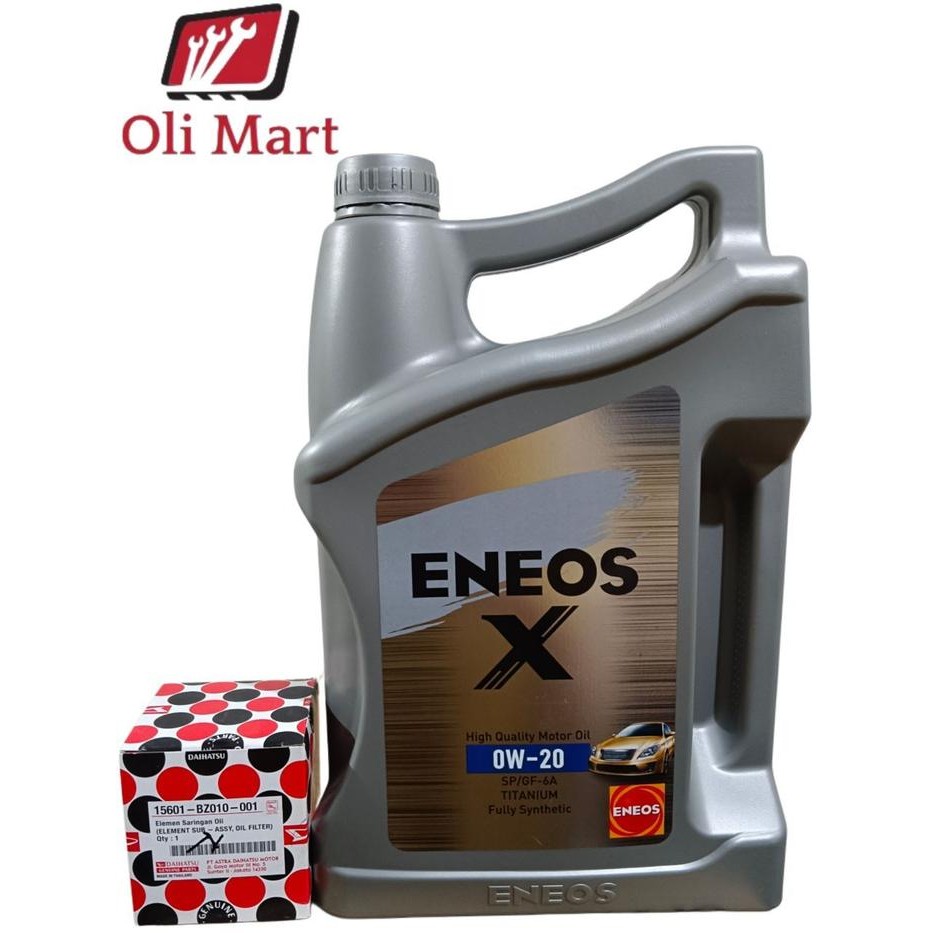 Oli Mesin Eneos 0W-20 Filter Oli Daihatsu Sigra Original