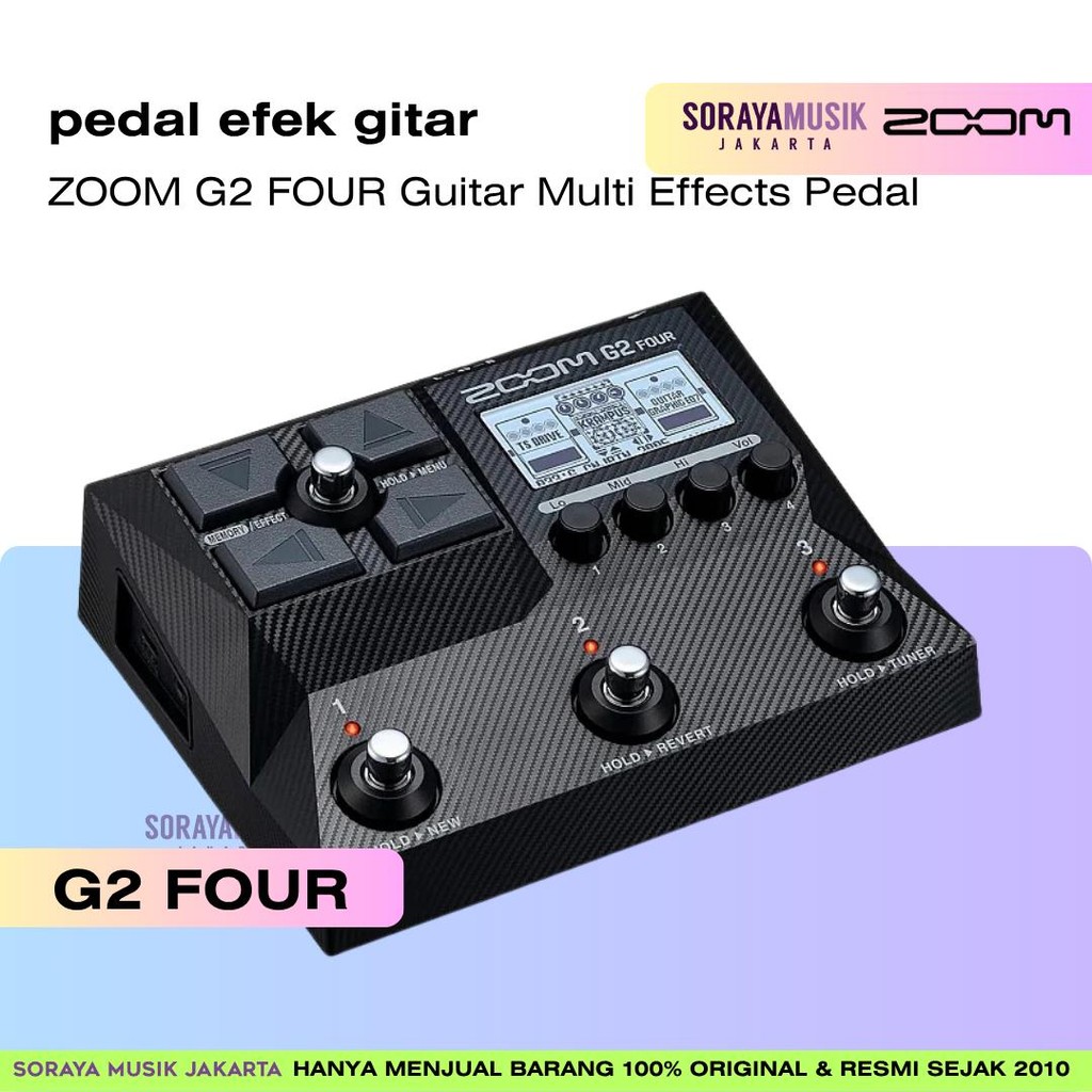 ZOOM G2FOUR G2 FOUR G2 Guitar Multi Effects Pedal