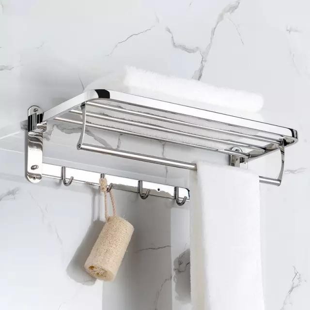 PREMIUM RAK HANDUK STAINLES MODEL TOTO KAMAR MANDI/GANTUNGAN HANDUK