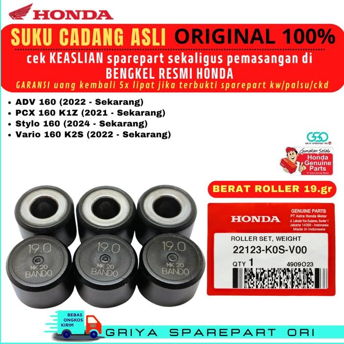 PREMIUM Roller PCX 160 Original Honda Roller Honda ADV Ori Roller Vario 160 Ori AHM Roller Stylo