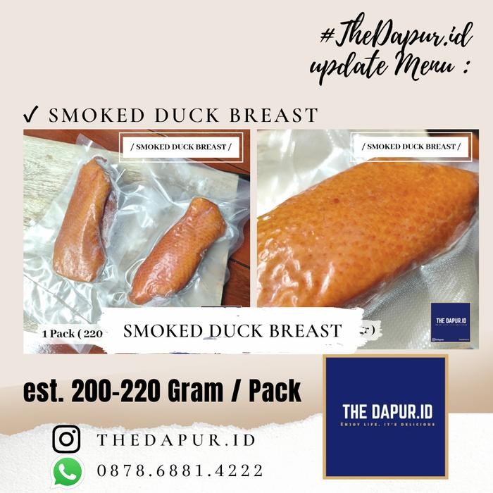 

THEDAPURID SMOKED DUCK BREAST FILLET DADA BEBEK ASAP MARINASI BUMBU