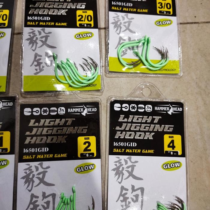 Kail Pancing Hammerhead Jigging Light Jigging 16501 Gid Flou Nyala