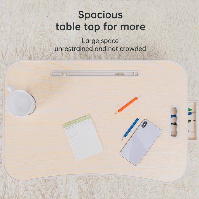 

[Deli Atk] Deli Vusign Meja Belajar Laptop Lipat Dengan Laci Penyimpanan Vs862 Furniture Table