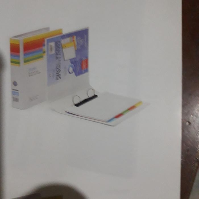 

[Deli Atk] Bantex -8562 07 Insert Ring Binder A4/2D /62 Mm (Putih) - Putih