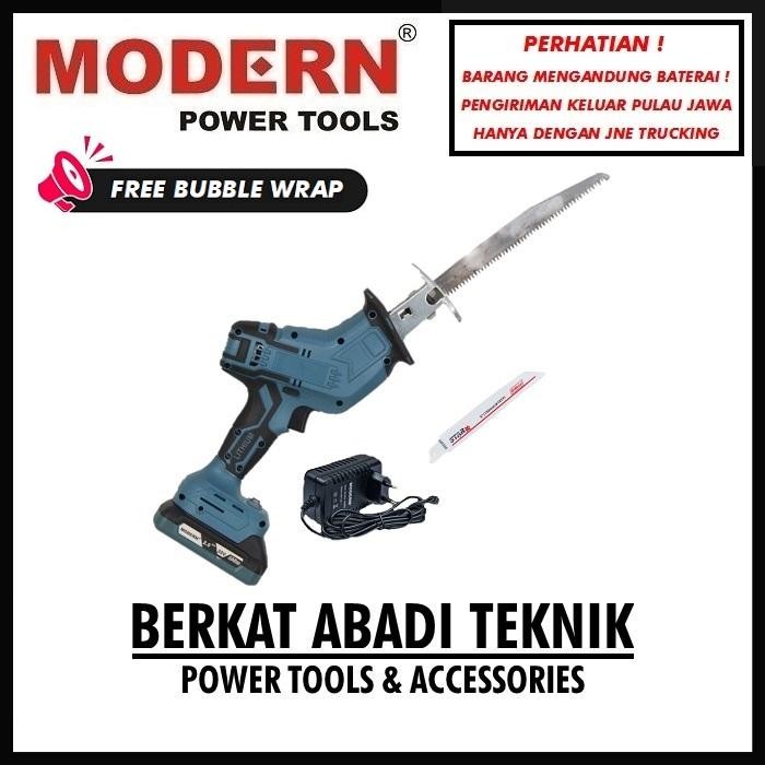Modern M68 Mesin Recipro Saw Cordless 20V Gergaji Jigsaw Baterai M-68
