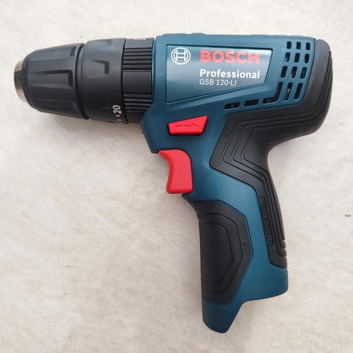 Mesin Bor Batre Baterai Cordless Impact Drill Bosch Gsb 120-Li Not Gsr