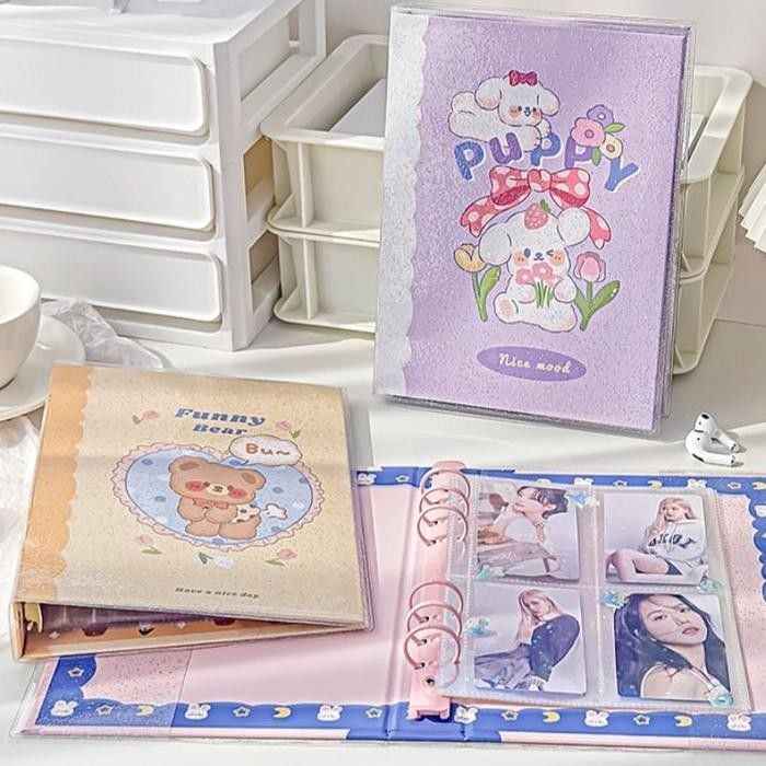 

[Deli Atk] A5 Cover Binder Art Karton Book Shape Glitter Jacket