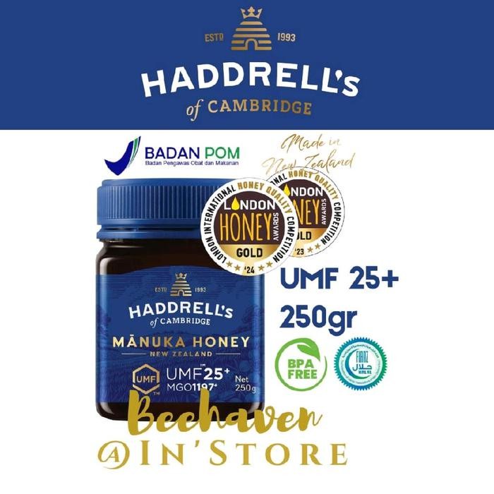 

Madu Haddrells Manuka Honey UMF 25+ MGO 1200+ 250 gr