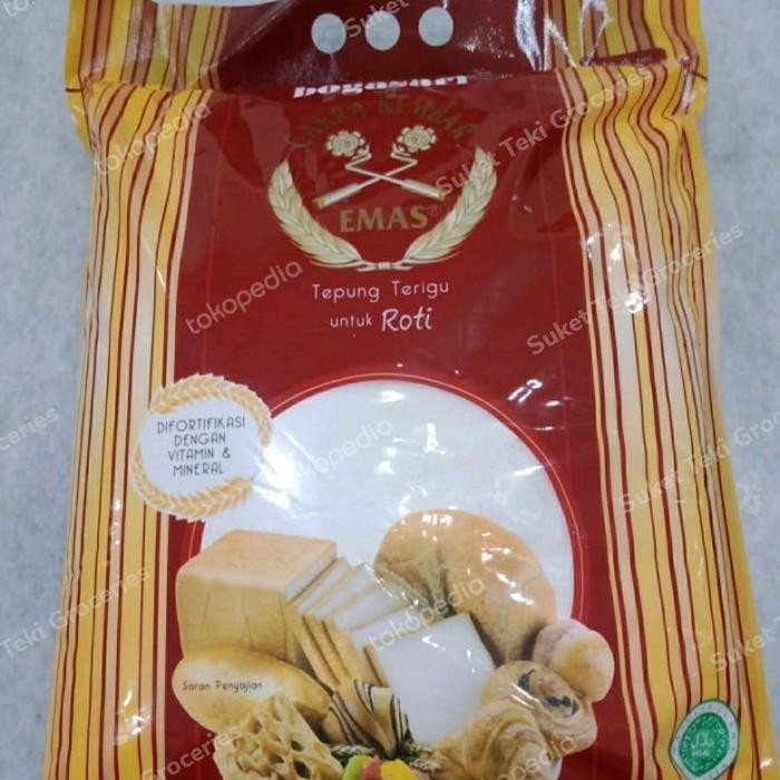 

Caraka.store1 CAKRA Kembar Emas Roti 5kg Bogasari Pack Pabrik GOJEK