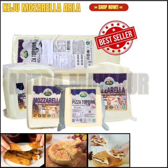 

Keju Mozarella Arla 1 Kg (HALAL) Cheese
