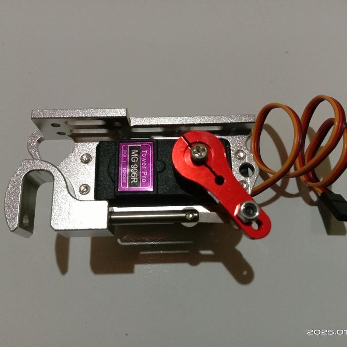 Stok Baru pengait servo metal untuk drone angkut beban drop paket / barang ( bisa untuk pengait tali