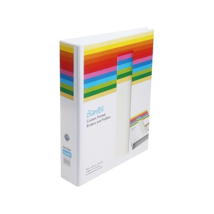 

BANTEX INSERT RING BINDER 4 RING 40MM A4 WHITE #8742 KODE 1145