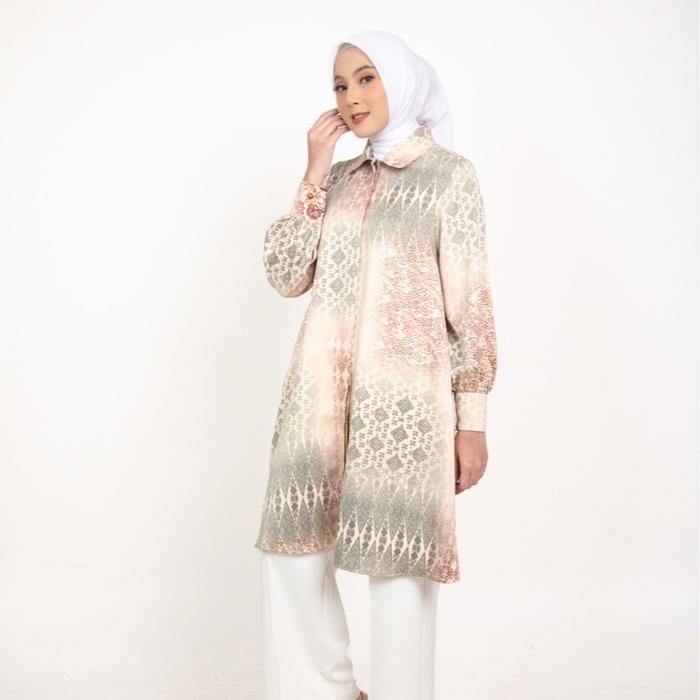 Elzatta Long Tunik Batik Tunik Motif series