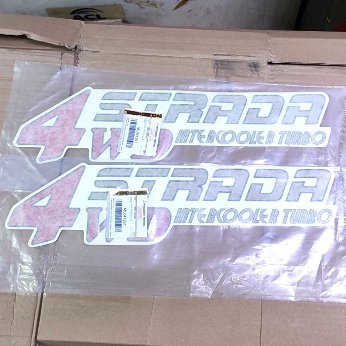 Sticker Stiker Strada 4Wd Intercooler Turbo L200