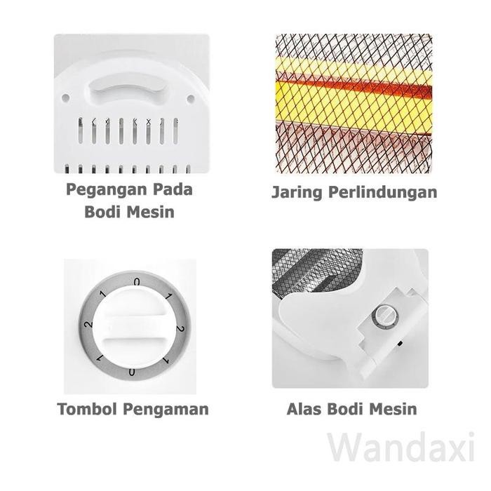 Pemanas Ruangan Portable Heater Ruangan Lampu Pemanas Ruangan Pemanas Portable