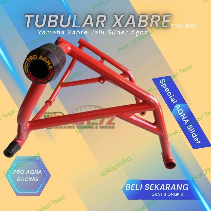 Tubular Xabre Jalu Slider Crashbar Xabre Pelindung Body Xabre