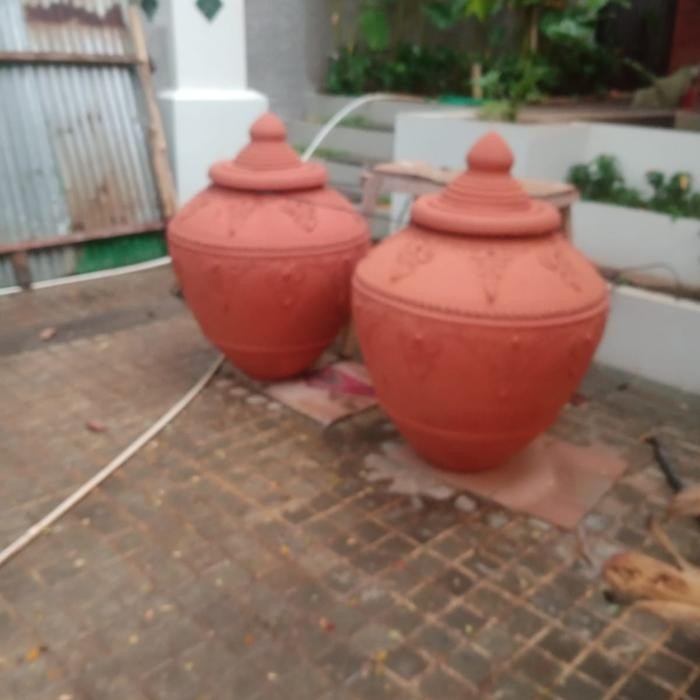 GERABAH GENTONG BESAR TANAH LIAT UNTUK TANAMAN ATAU TEMPAT AIR Kode 904