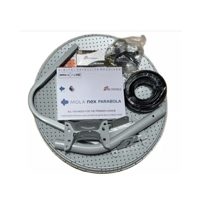 (Expert) paket nex mola parabola putih dish 45 cm