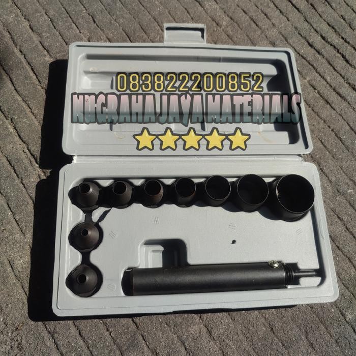 

Gasket Punch Set 10 Pcs SANDS Alat Plong Pembolong Kulit Karet Kertas