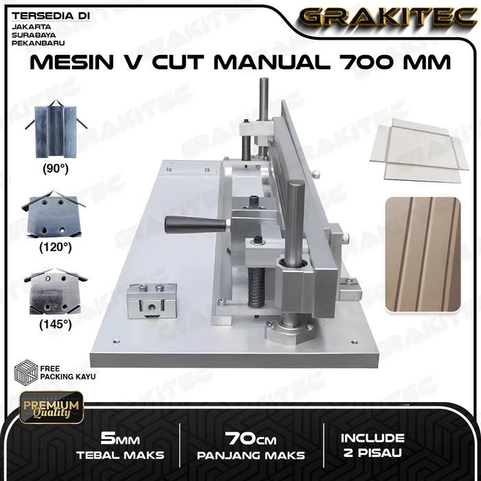 

Mesin V-Cut Manual Grakitec 520mm & 700mm